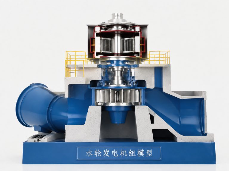 宜昌水轮发电机组剖视模型